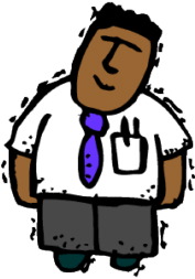 man in a tie